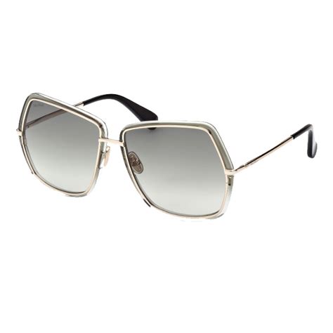 gucci gouden zonnebril|Geometric frame sunglasses in gold.